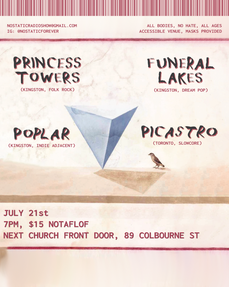 Picastro, Funeral Lakes, Princess Towers, Poplar @ Next Church Jul 21 2023 - May 8th @ Next Church