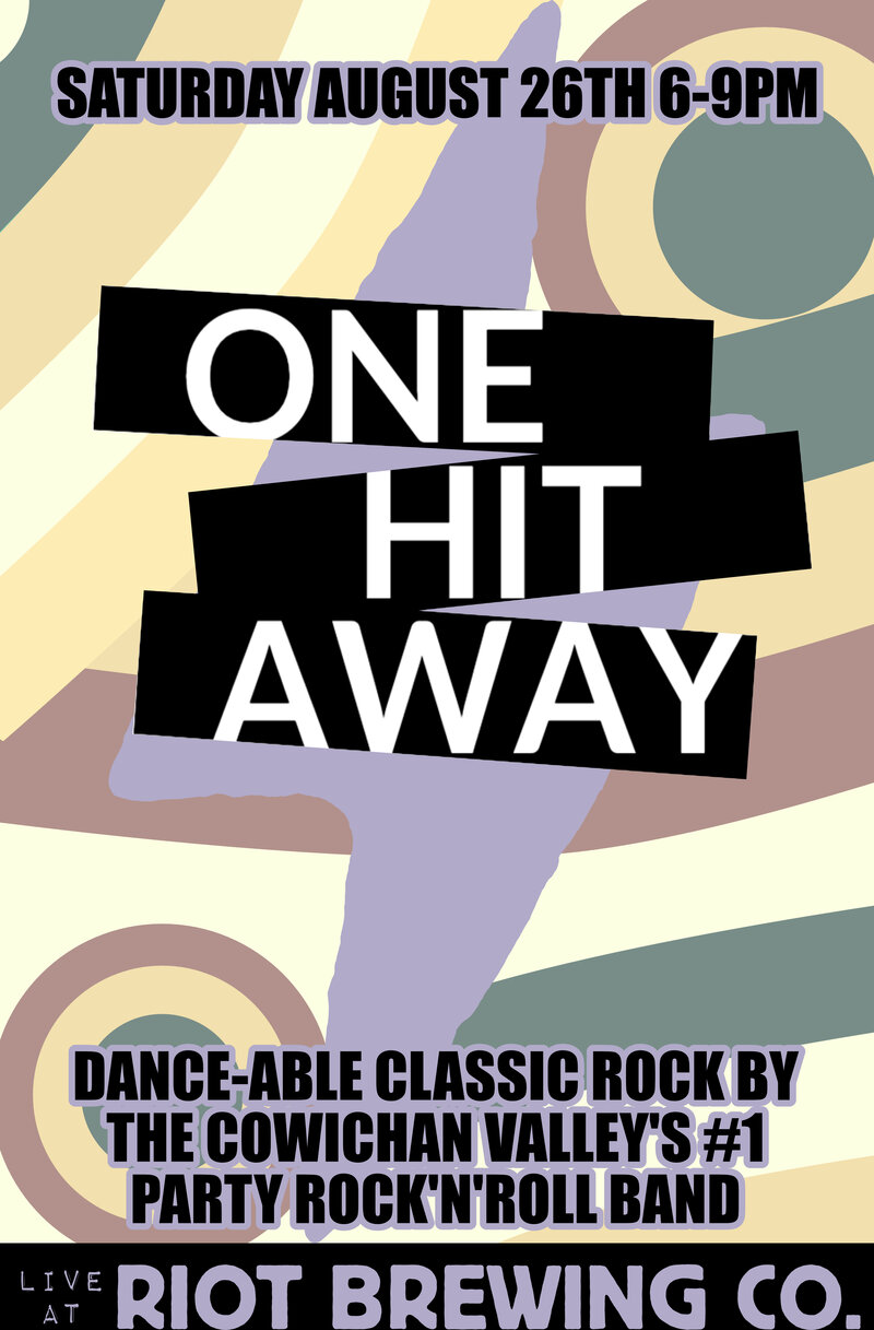 One Hit Away LIVE @ Riot Brewing Co - May 5th @ Riot Brewing Co.
