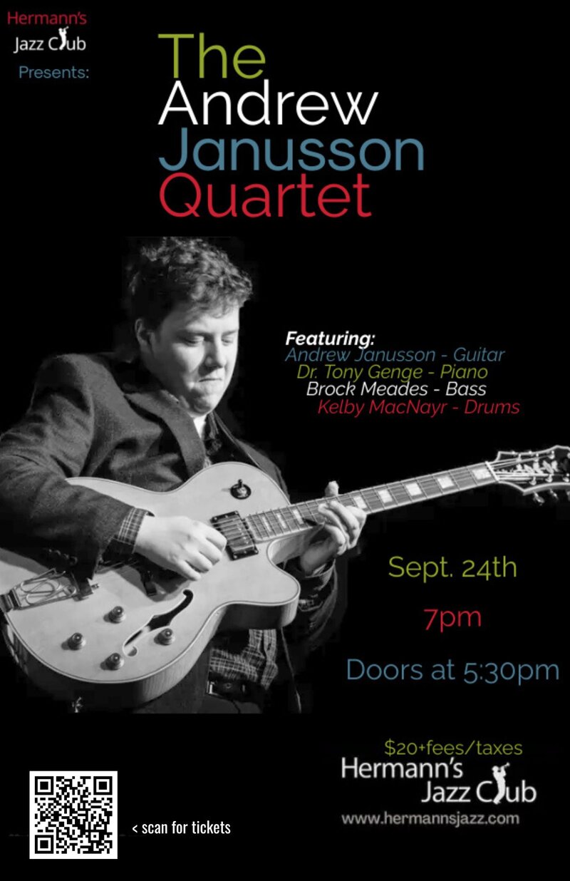 The Andrew Janusson Quartet - May 7th @ Hermann's Jazz Club