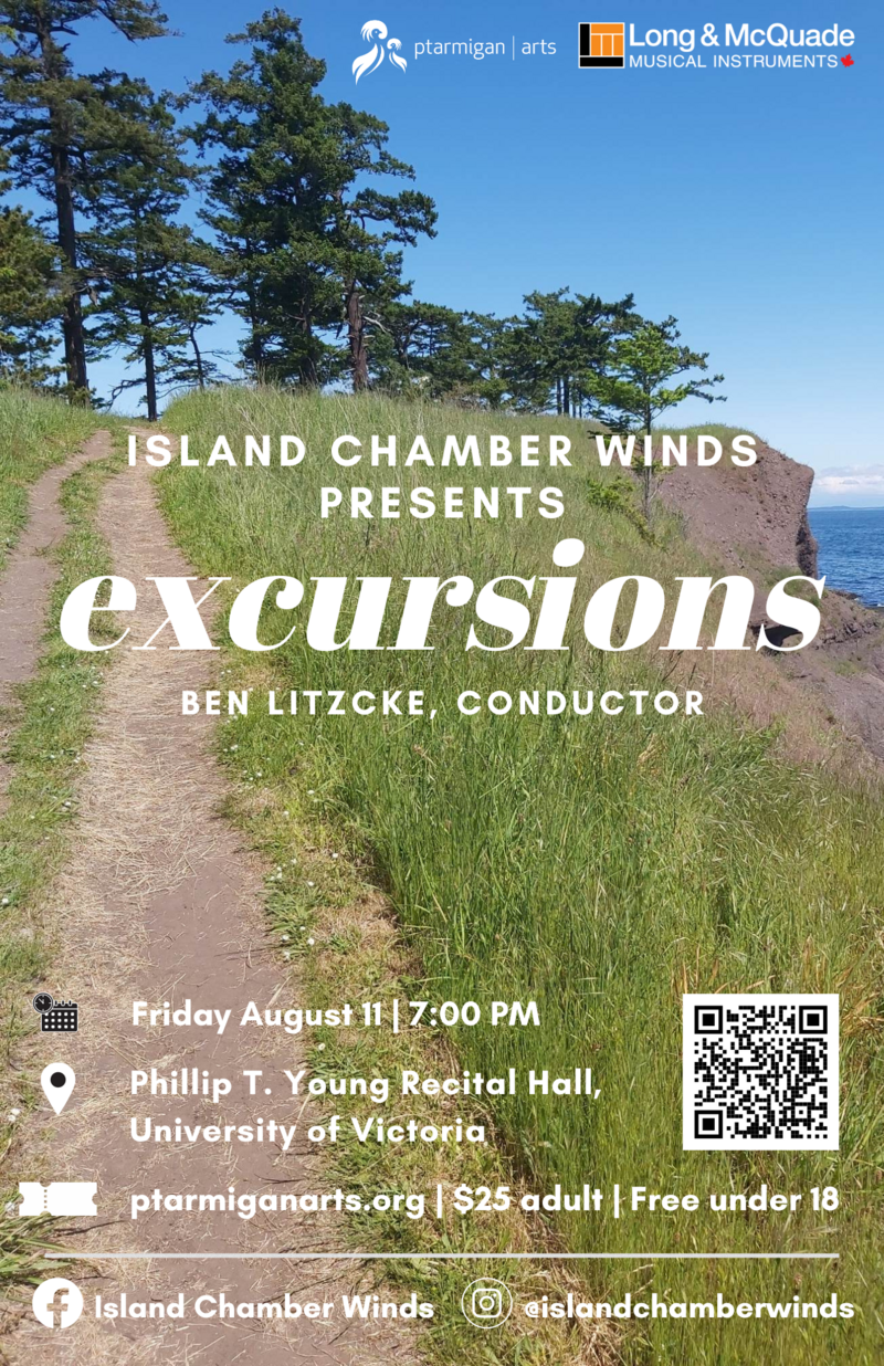Excursions - Jul 2nd @ Phillip T. Young Recital Hall (Uvic)