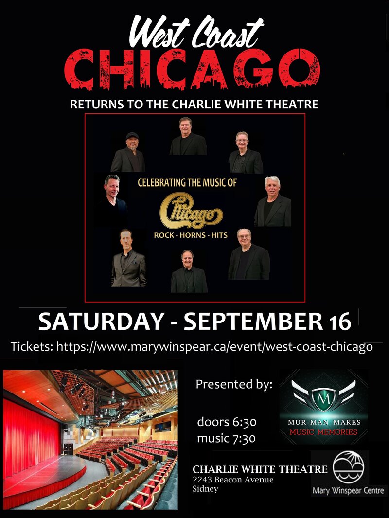 West Coast Chicago Returns to the Mary Winspear Centre @ Mary Winspear Centre Sep 16 2023 - May 14th @ Mary Winspear Centre