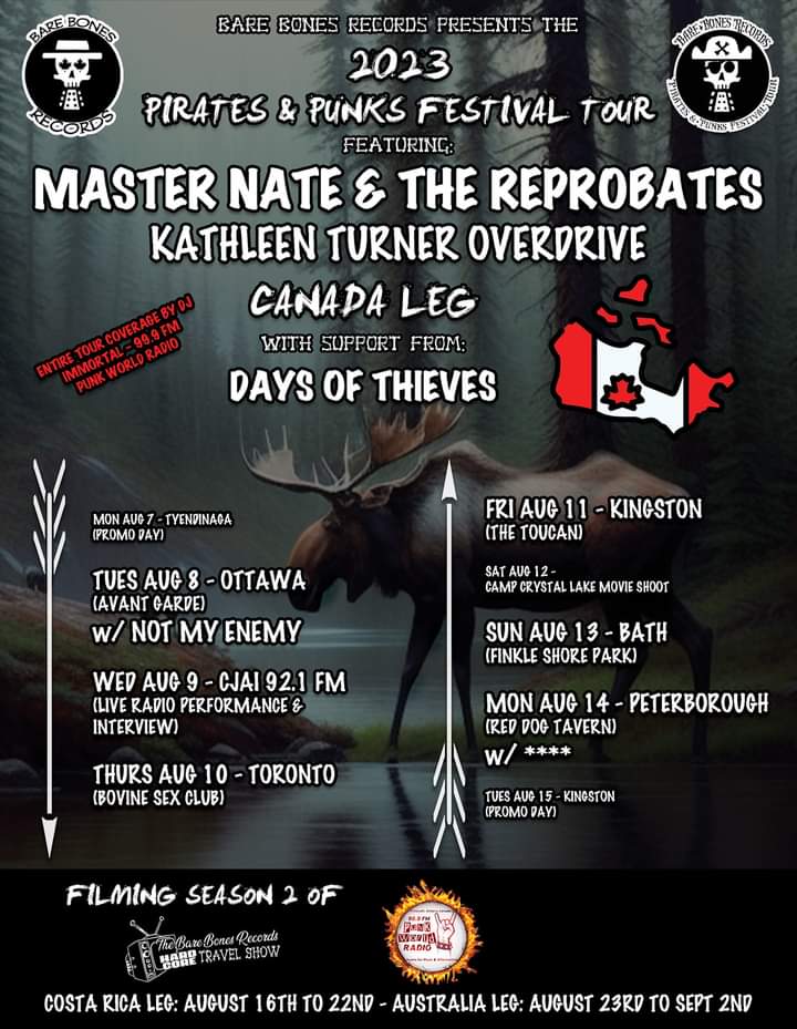 Pirates & Punks Festival Tour - May 7th @ The Toucan