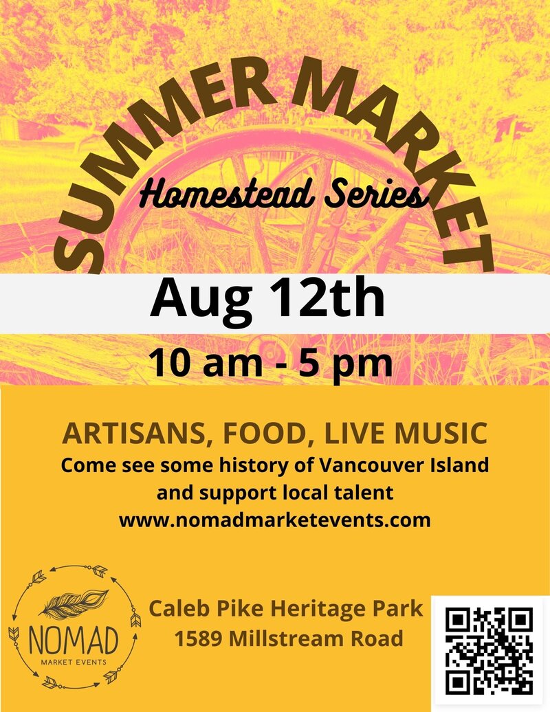 Nomad Homestead Market @ Caleb Pike House - Aug 12, 2023