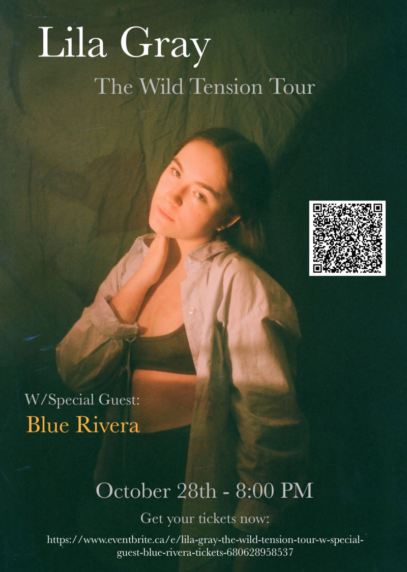 Lila Gray: The Wild Tension Tour W/ Special Guest: Blue Rivera @ The Mint - Oct 28, 2023
