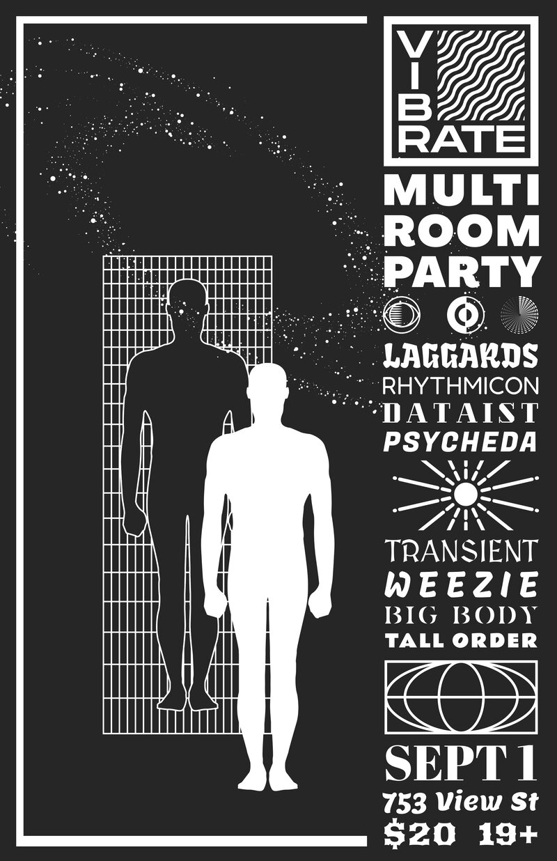 Vibrate Victoria: Multi Room Party! - Jun 11th @ Hermann's Upstairs