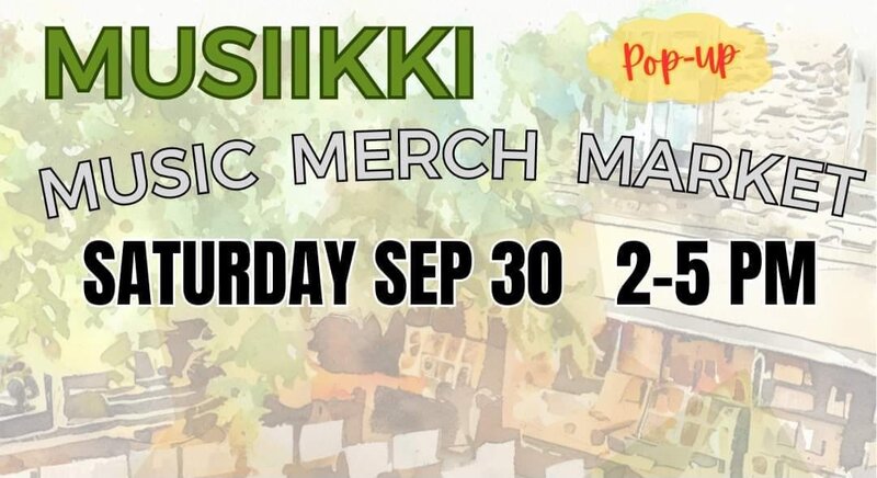 Music Merch Market - Jun 15th @ Musiikki Caf&eacute; & Whiskey Bar