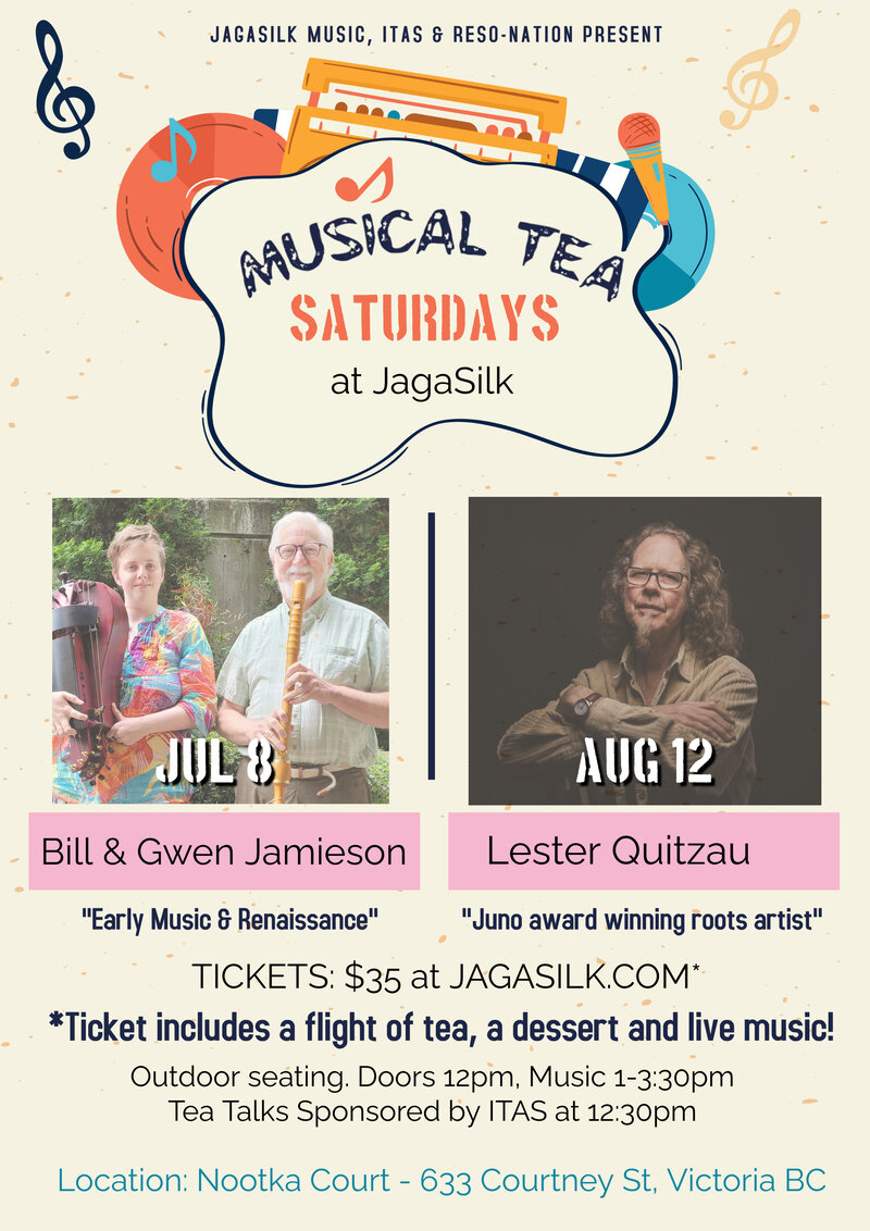 MUSICAL TEA feat Lester Quitzau (Blues) - May 27th @ Jagasilk (Outdoors)