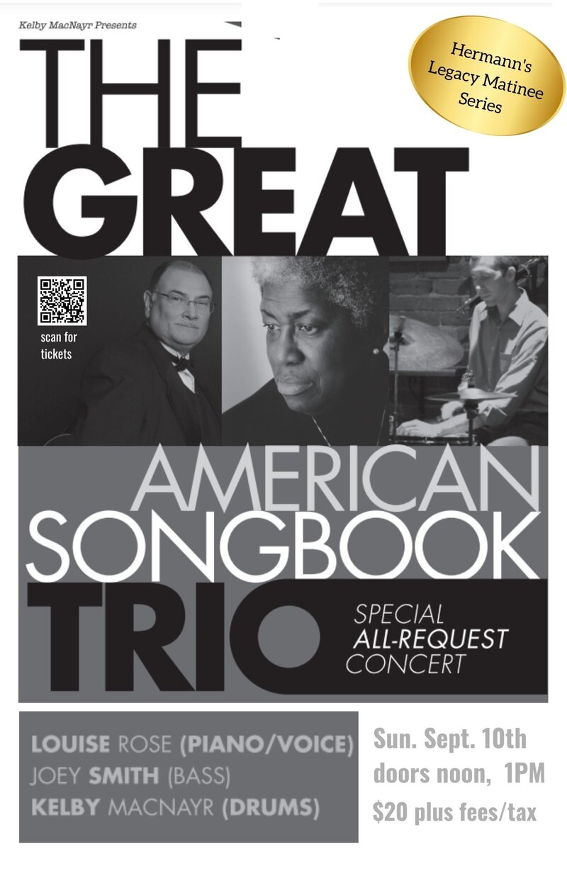 Great American Song Book Trio - May 7th @ Hermann's Jazz Club
