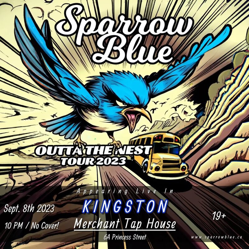 Sparrow Blue @ The Merchant Tap House Sep 8 2023 - May 13th @ The Merchant Tap House