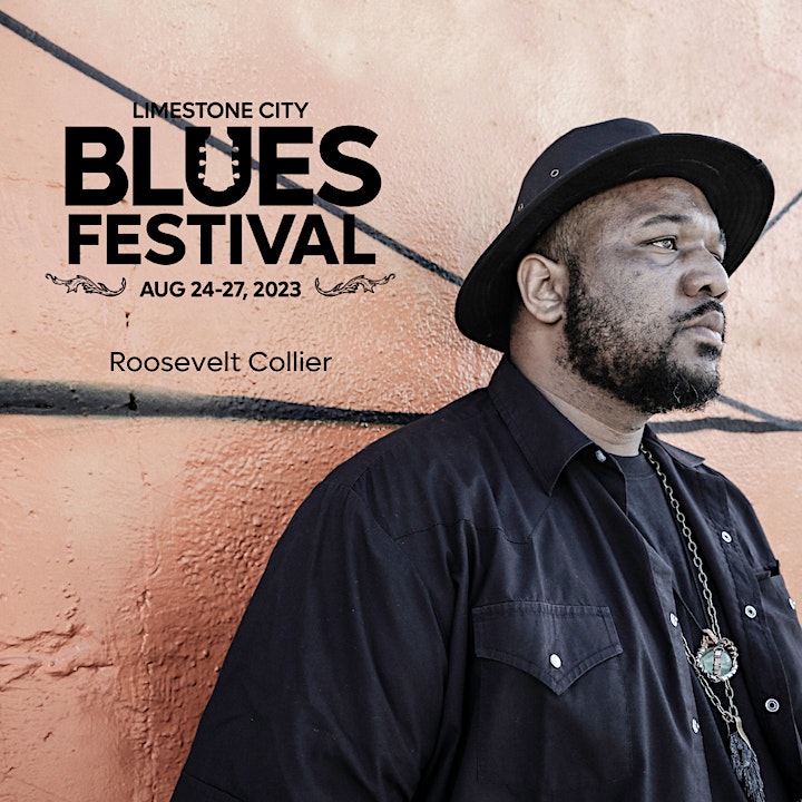 Limestone City Blues Festival: Roosevelt Collier, Bywater Call, Rob Lutes @ Springer Market Square - Aug 25, 2023