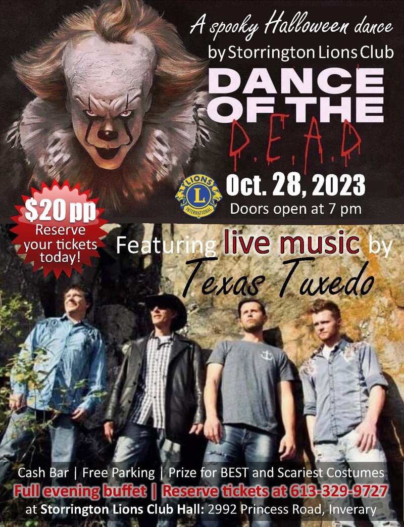 Dance of the Dead: Texas Tuxedo @ Storrington Lions Club Hall Oct 28 2023 - May 2nd @ Storrington Lions Club Hall