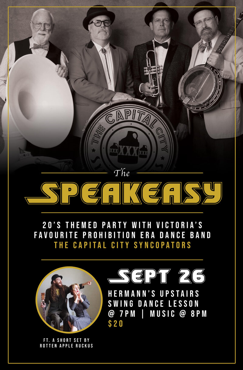The Speakeasy: Capital City Syncopators - Jun 6th @ Hermann's Upstairs