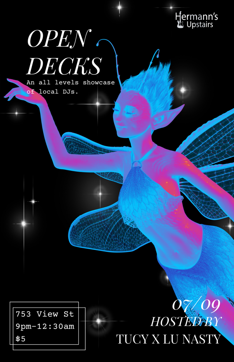 Open Decks - Jun 4th @ Hermann's Upstairs