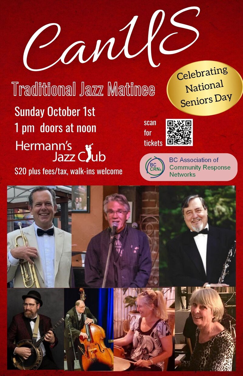 Canus Red Hot Traditional Jazz Matinee - May 7th @ Hermann's Jazz Club