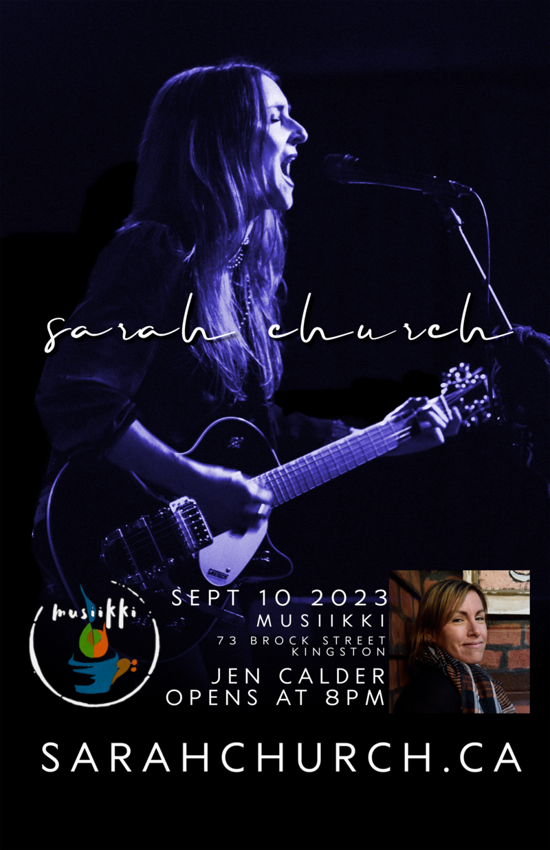 Sarah Church "Letting Go" Tour 2023 - May 22nd @ Musiikki Caf&eacute; & Whiskey Bar