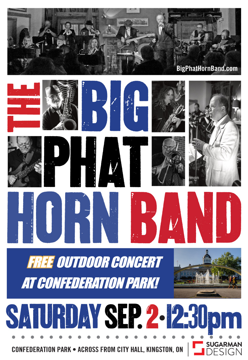 The Big Phat Horn Band @ Confederation Park Sep 2 2023 - May 6th @ Confederation Park