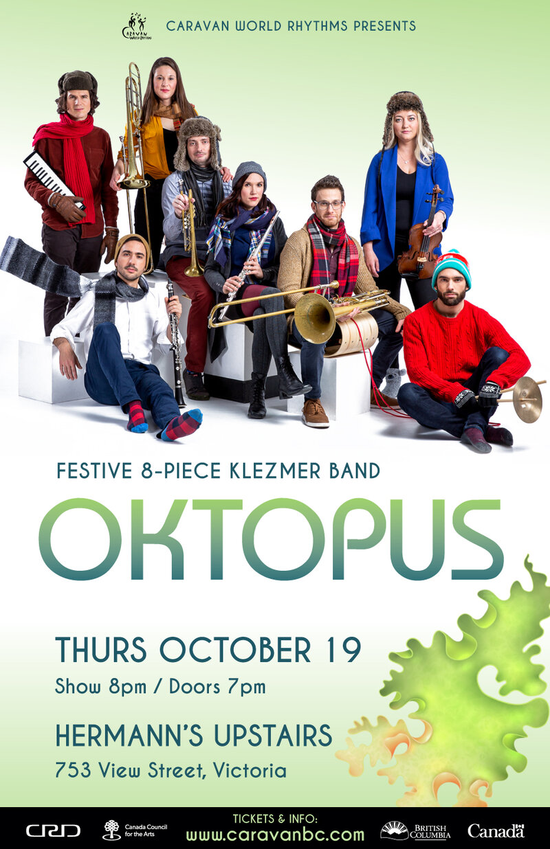 Caravan World Rhythms presents OKTOPUS - Jul 12th @ Hermann's Upstairs