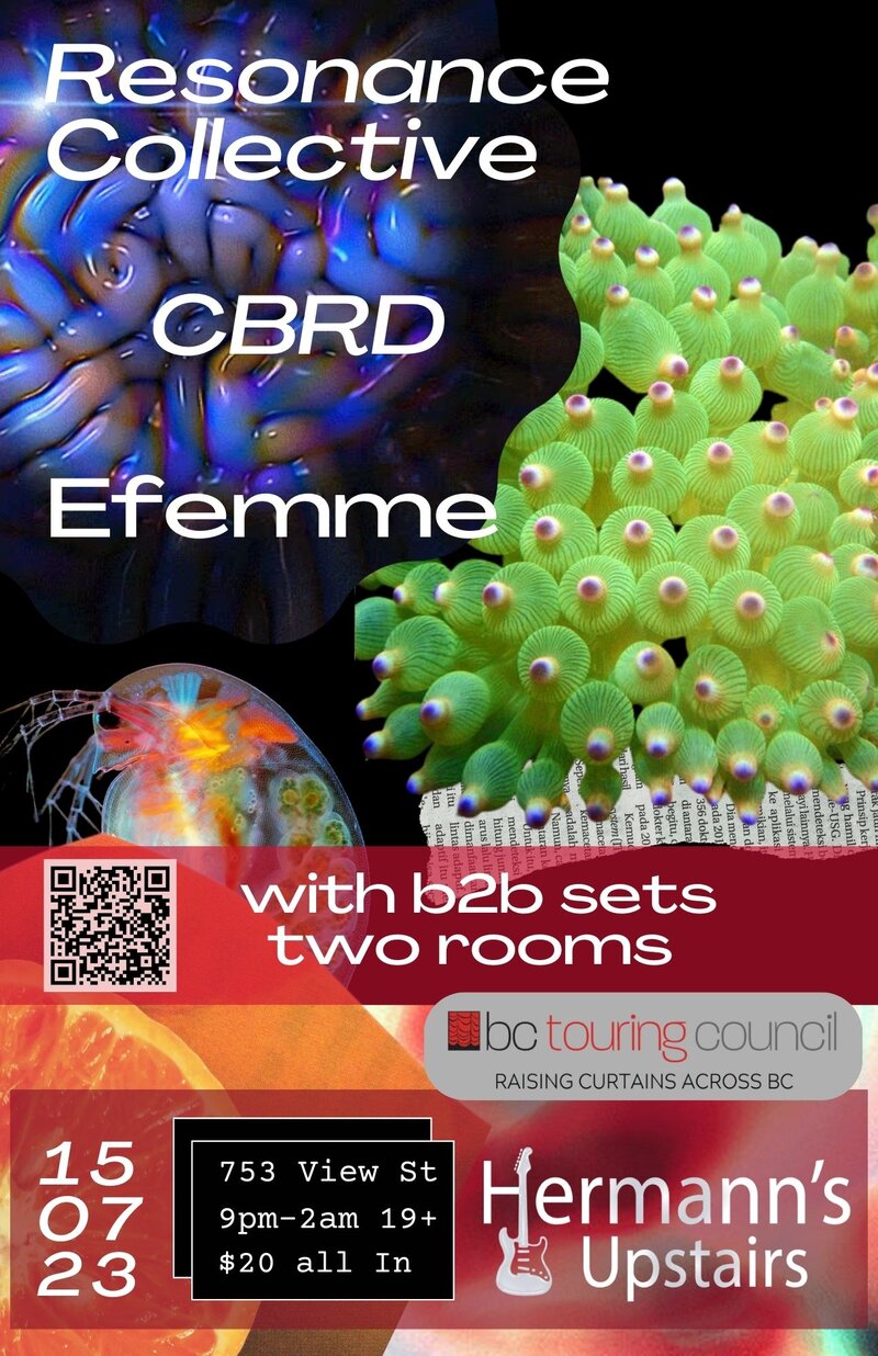 Resonance Collective featuring CBRD, Efemme - Jun 4th @ Hermann's Upstairs