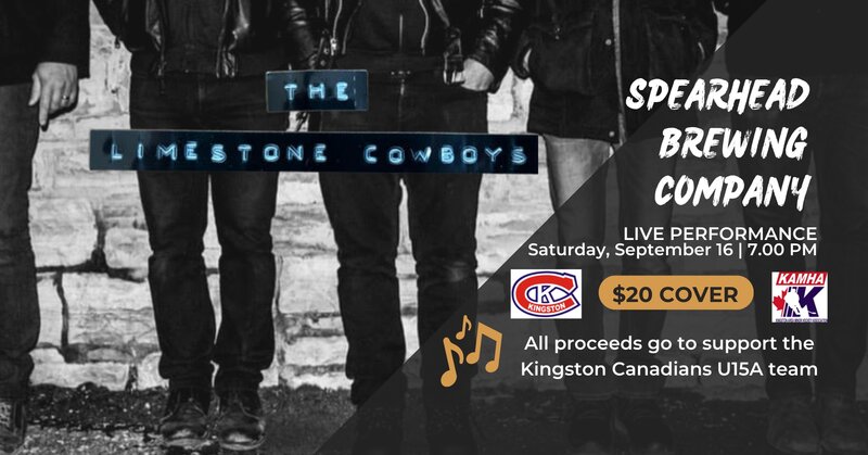 Kingston Canadians U15 Fundraiser - May 6th @ Spearhead Brewery