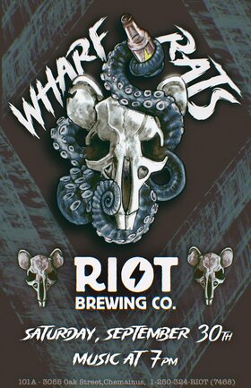 Wharf Rats LIVE @ Riot Brewing Co. - Jun 23rd @ Riot Brewing Co.