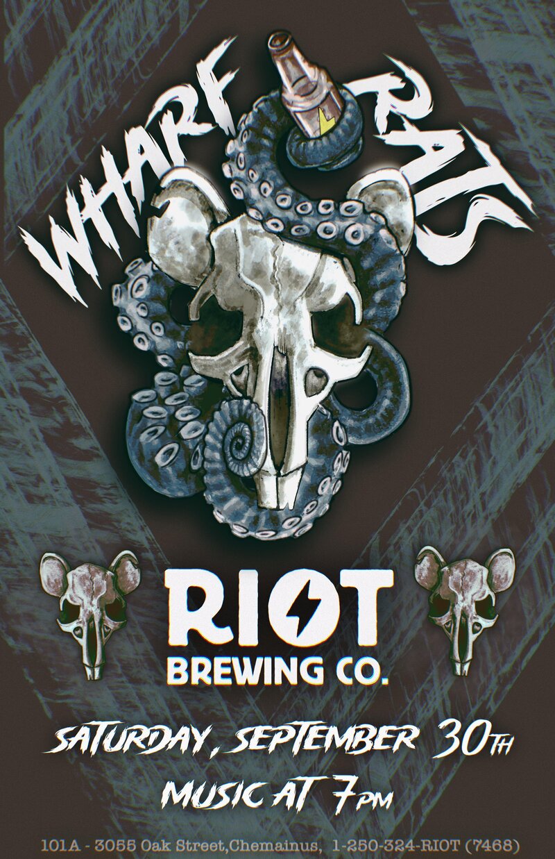 Wharf Rats LIVE @ Riot Brewing Co. - May 5th @ Riot Brewing Co.