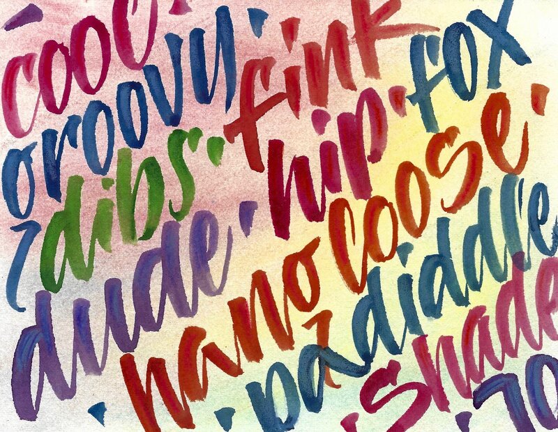 Brush Lettering Classes with Carolynn - Jun 4th @ Arts Council of Ladysmith and District
