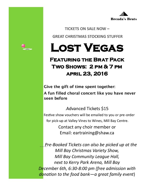 Lost Vegas - Featuring the Brat Pack @ Pioneer Square Mall Theatre Dec 31 1969 - Jun 3rd @ Pioneer Square Mall Theatre