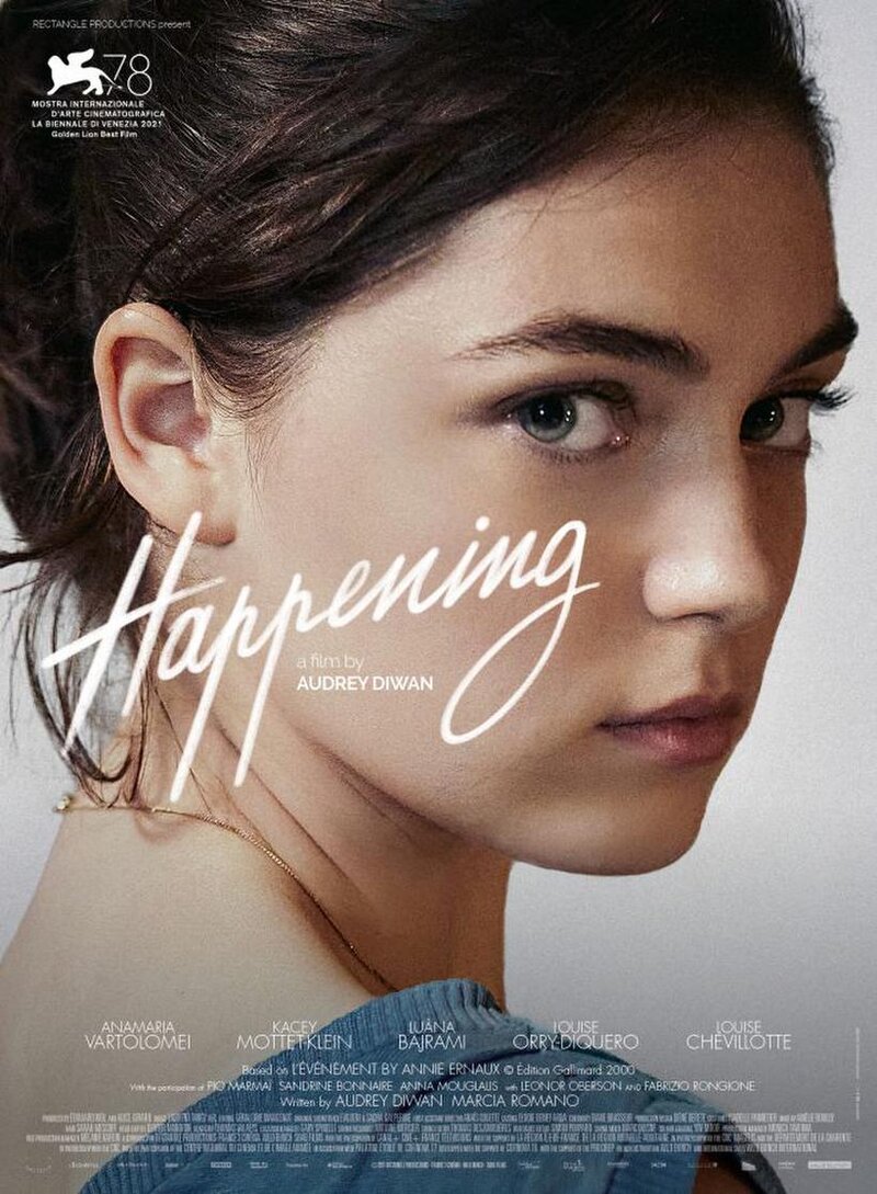Film Screening: HAPPENING (L&rsquo;&Eacute;v&eacute;nement) @ Cinecenta Oct 10 2023 - Jun 12th @ Cinecenta