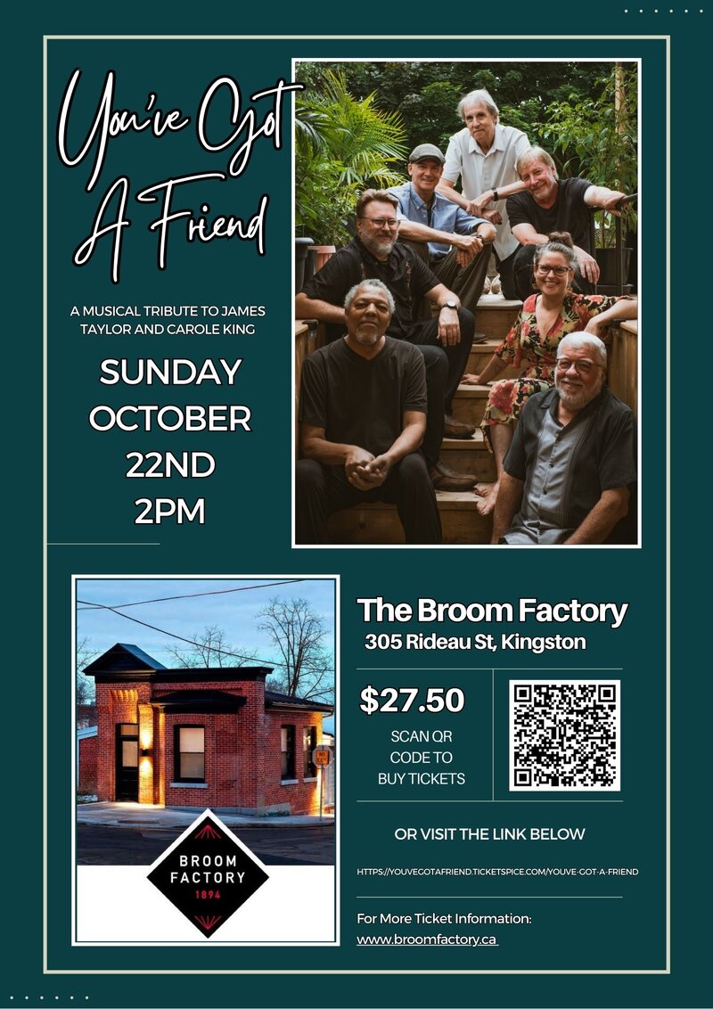 You've Got A Friend - May 1st @ Broom Factory