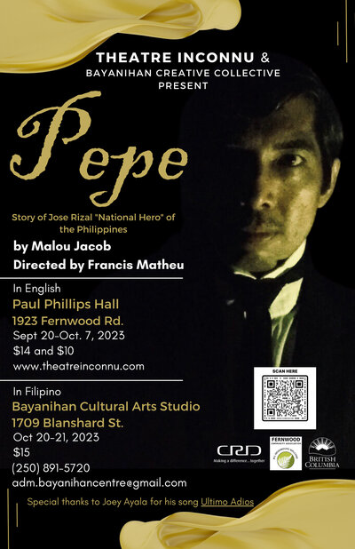 Pepe by Malou Jacob - May 6th @ Paul Phillips Hall (Little Fernwood)