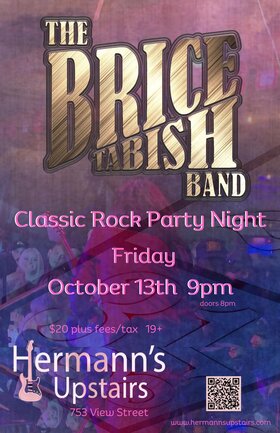 Fri. Oct 13th 2023 - - Sep 29th @ Hermann's Upstairs