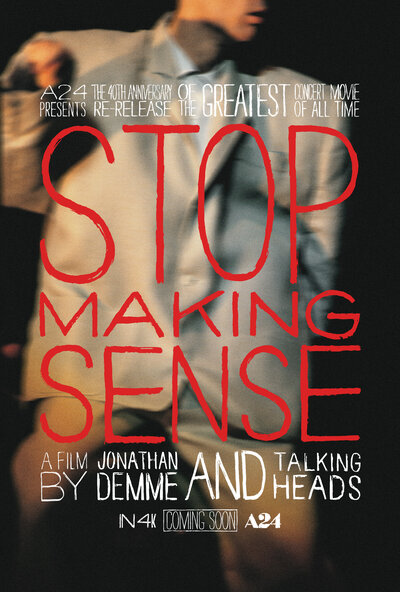 STOP MAKING SENSE: 4K Re-Release @ Cinecenta Oct 17 2023 - Jun 4th @ Cinecenta