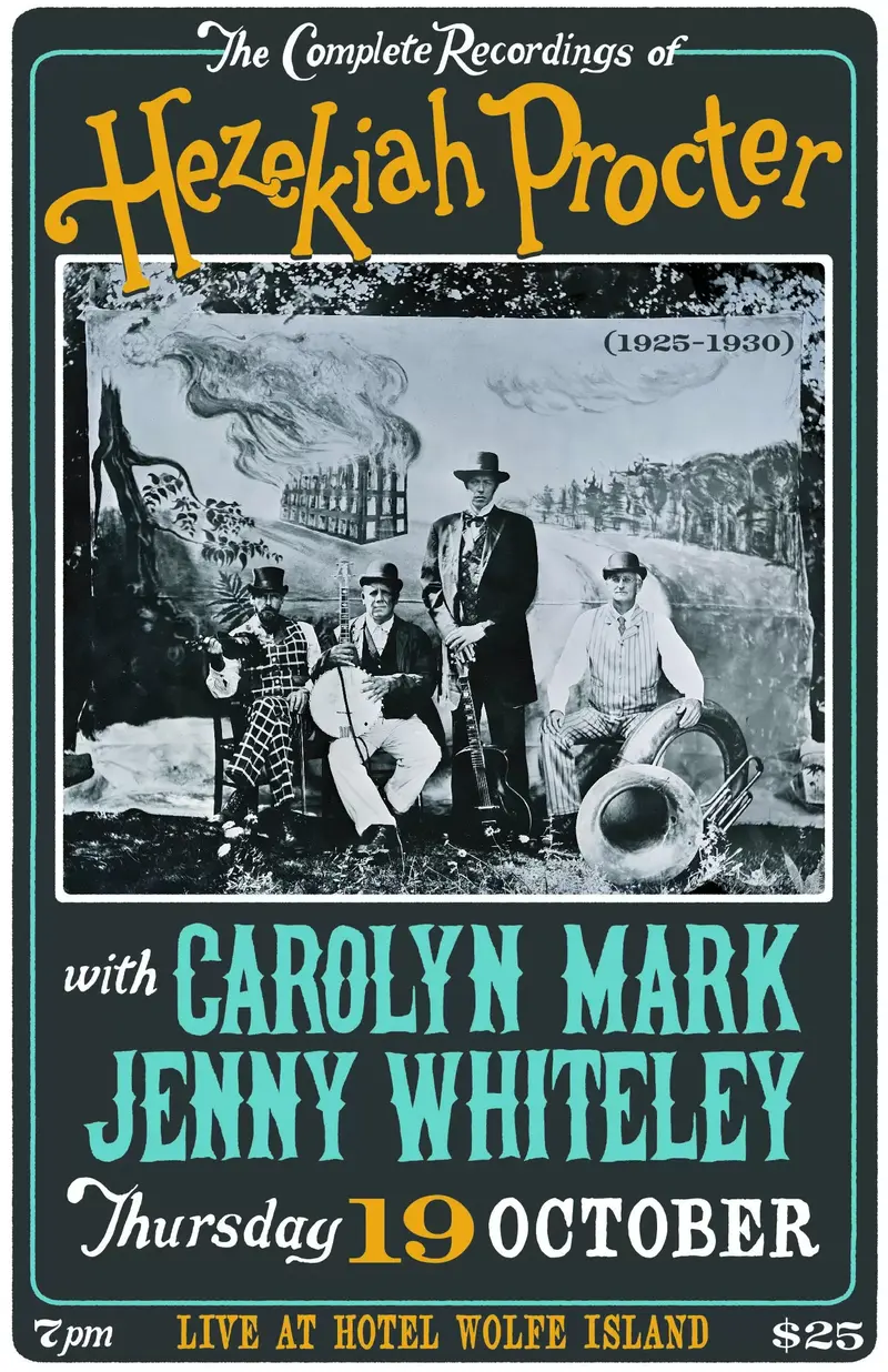 Hezekiah Procter, Carolyn Mark, Jenny Whiteley @ Hotel Wolfe Island Oct 19 2023 - May 7th @ Hotel Wolfe Island