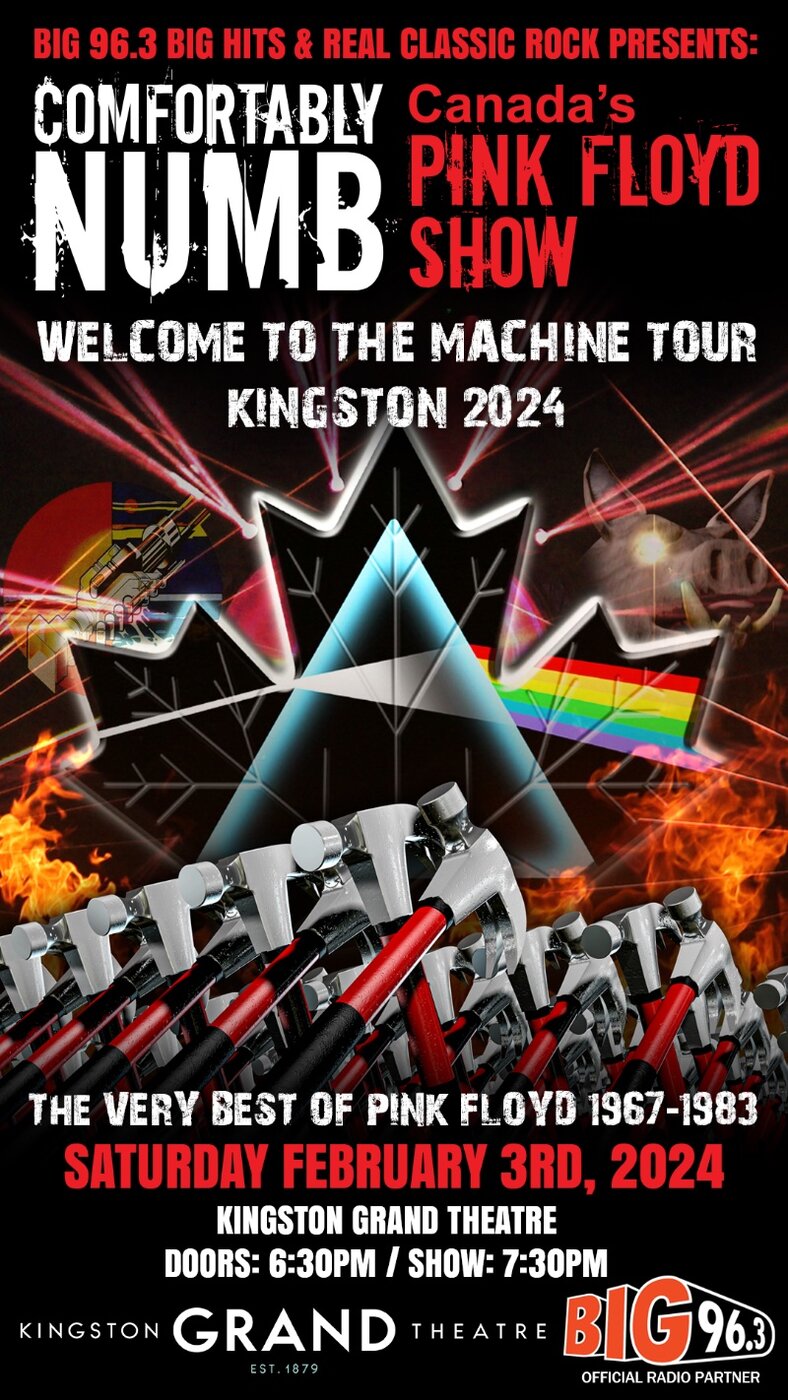 Comfortably Numb @ Kingston Grand Theatre Feb 3 2024 - Jun 6th @ Kingston Grand Theatre