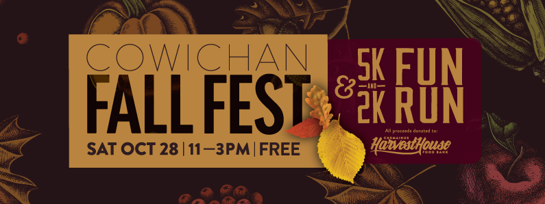 Cowichan Fall Fest and Fun Run @ Waterwheel Square - Oct 28, 2023