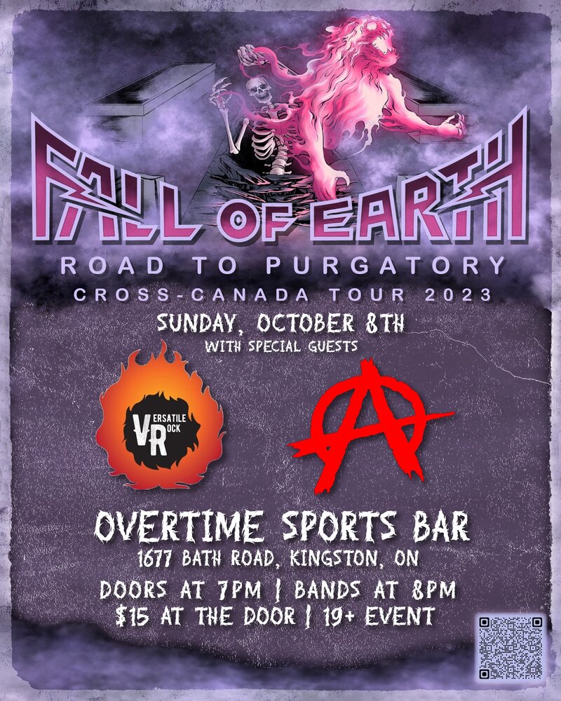 Fall of Earth, Mad Wet Sea, Versatile Rock @ Overtime Sports Bar Oct 8 2023 - May 2nd @ Overtime Sports Bar
