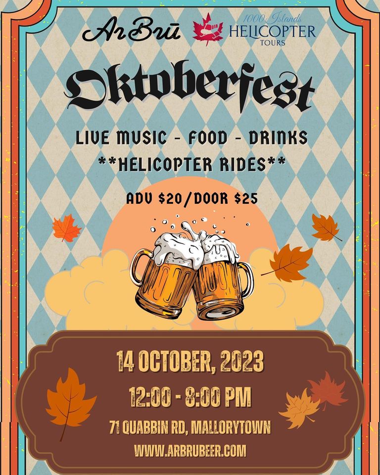 Arbrū Oktoberfest: Tainted Wisdom @ Arbrū Solar Brewery - Oct 14, 2023
