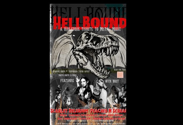 HellBound | A Burlesque Tribute to Metal Music - Jun 29th @ Victoria Event Centre
