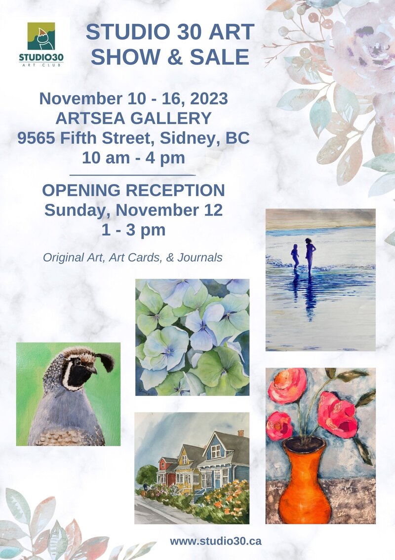 Studio 30 Art Show and Sale @ ArtSea Gallery - Nov 10, 2023
