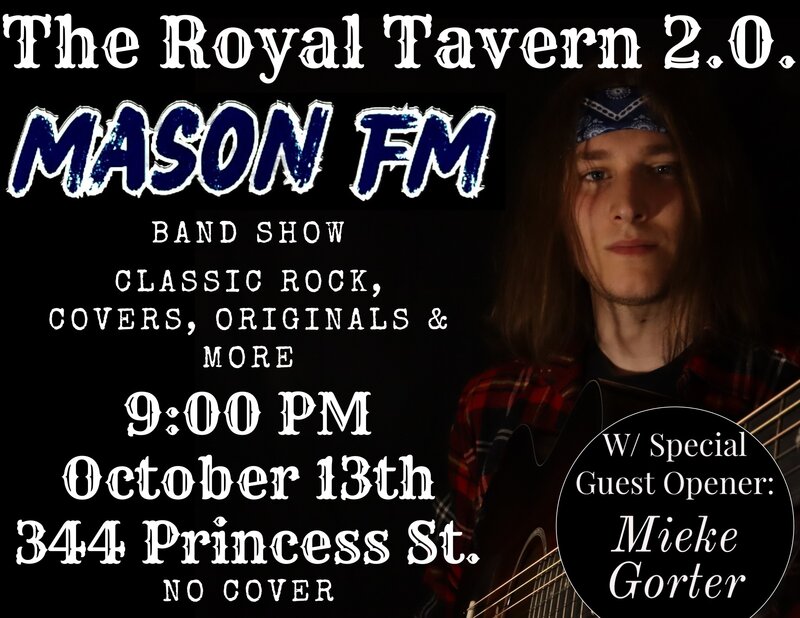 Mason FM, Mieke Gorter @ Royal Tavern 2.0 Oct 13 2023 - May 7th @ Royal Tavern 2.0