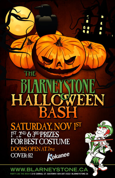 HALLOWEEN BASH @ Blarney Stone Nov 1 2008 - Jun 4th @ Blarney Stone