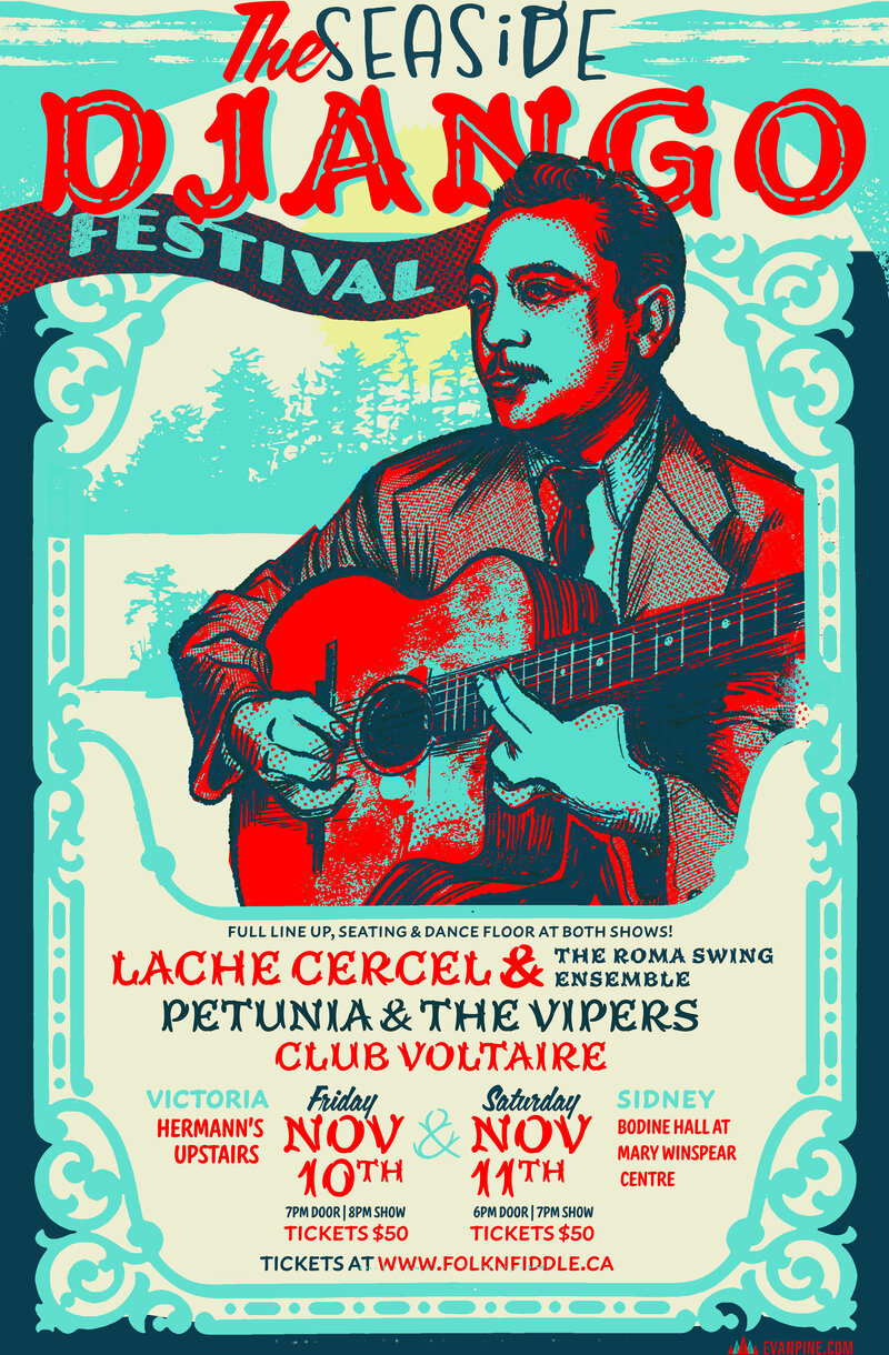 The Seaside Django Festival - May 5th @ Mary Winspear Centre
