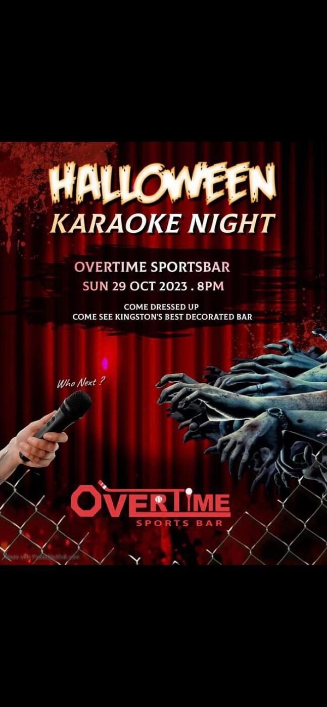 Halloween Karaoke - Jun 12th @ Overtime Sports Bar