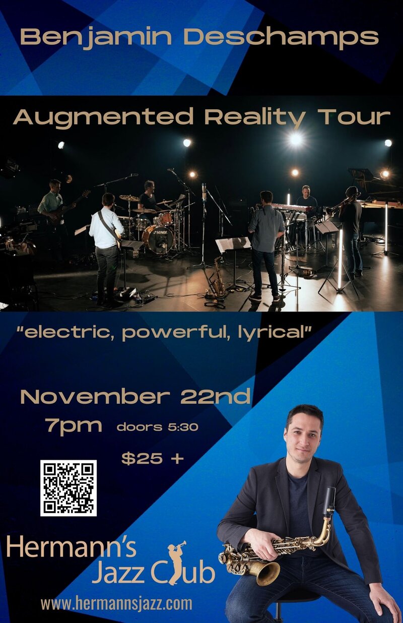 Benjamin Deschamps &ndash; Augmented Reality - May 7th @ Hermann's Jazz Club