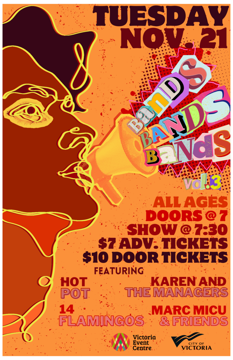 BANDS!BANDS!BANDS! - May 6th @ Victoria Event Centre