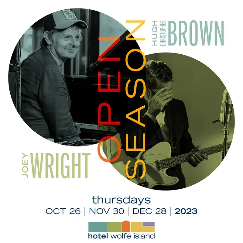 Open Season: Hugh Christopher Brown, Joey Wright, Jason Mercer @ Hotel Wolfe Island Oct 26 2023 - May 9th @ Hotel Wolfe Island