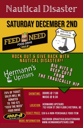 Sat. Dec 2nd 2023 - - Sep 28th @ Hermann's Upstairs
