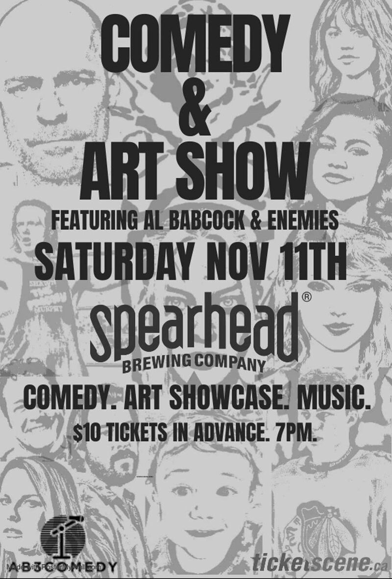 Comedy Night and Art Showcase - May 1st @ Spearhead Brewery