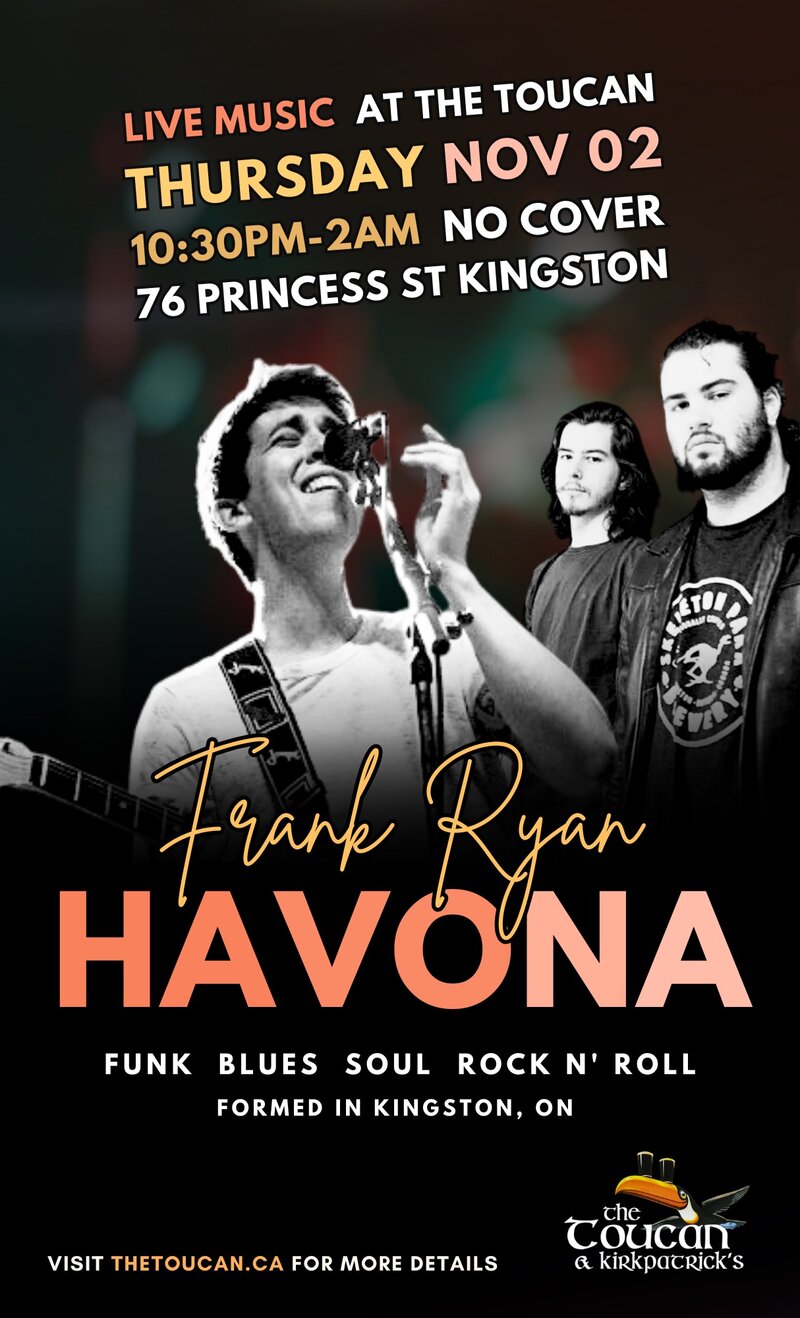 Frank Ryan Havona - May 7th @ The Toucan