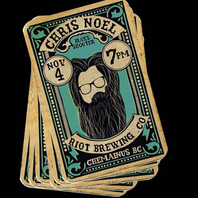 Chris Noel: Blue's Shouter LIVE @ Riot Brewing Co. - May 5th @ Riot Brewing Co.